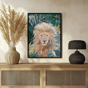 Lion Jungle 2 Framed Art Sarah Manovski | Home or Office Art