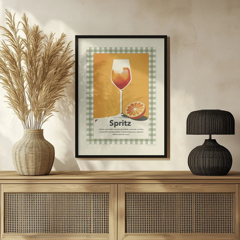 Spritz retro print - Dion Gem Framed Art | Home or Office Art