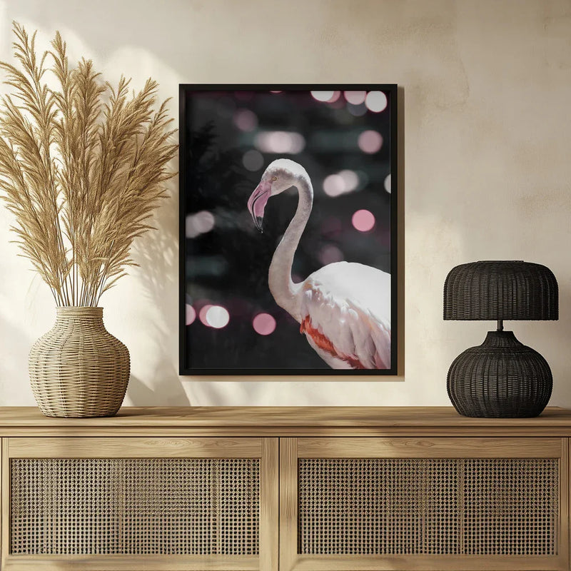 Disco Flamingo Framed Art Shot by Clint | Home or Office Art