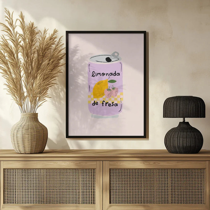 Strawberry Lemonade - Aislinn Simmonds Framed Art | Home or Office Art