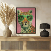Leo With Glasses Framed Art Treechild | Home or Office Art
