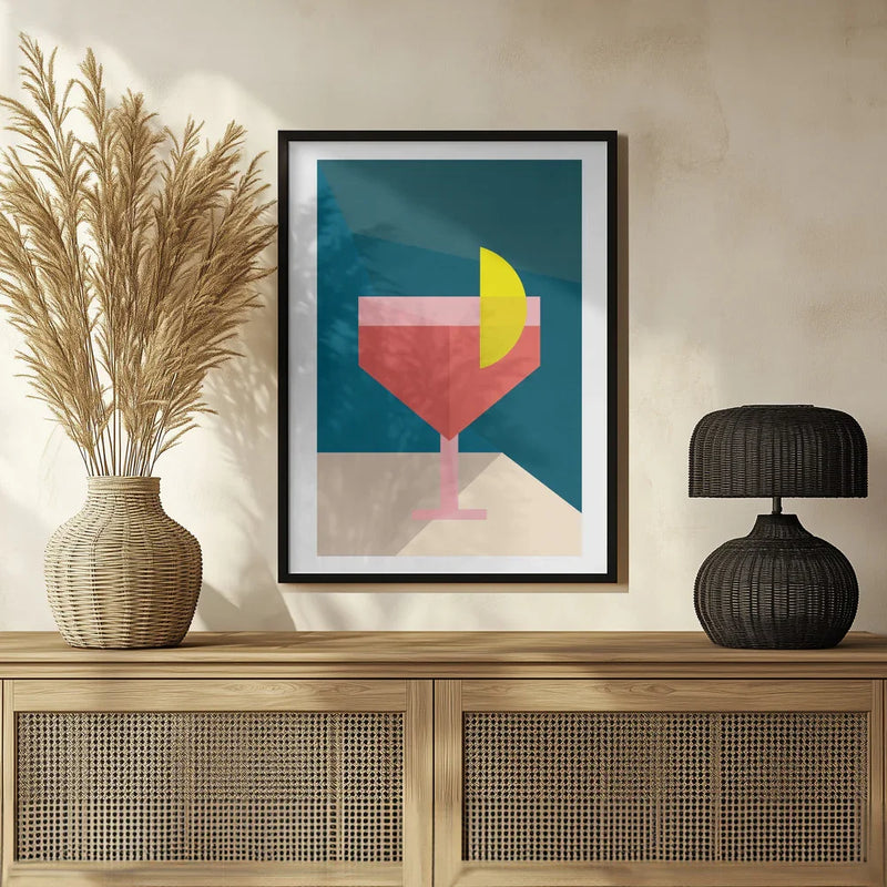Cocktail Hour - Frankie Kerr-Dineen Framed Art | Home or Office Art