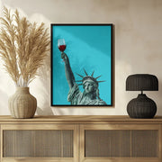 Liberty of Drinking - Artem Pozdniakov Framed Art | Home or Office Art