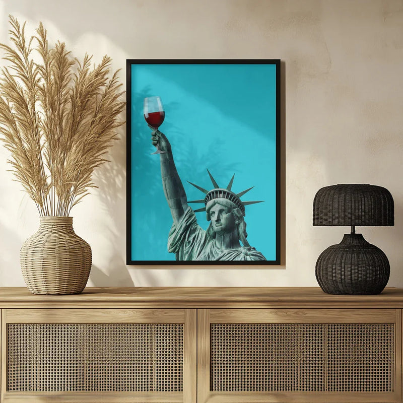 Liberty of Drinking - Artem Pozdniakov Framed Art | Home or Office Art