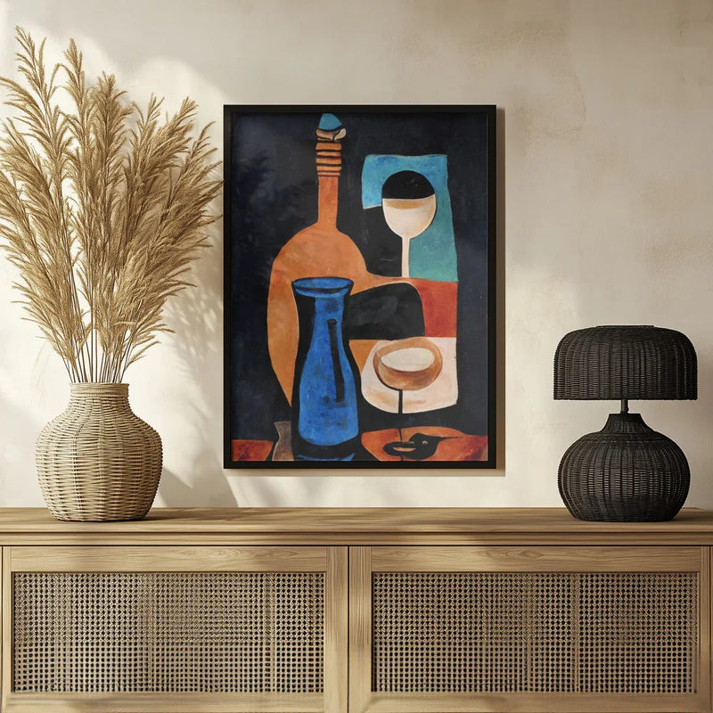 Still Life With Wine - Treechild Framed Art | Home or Office Art