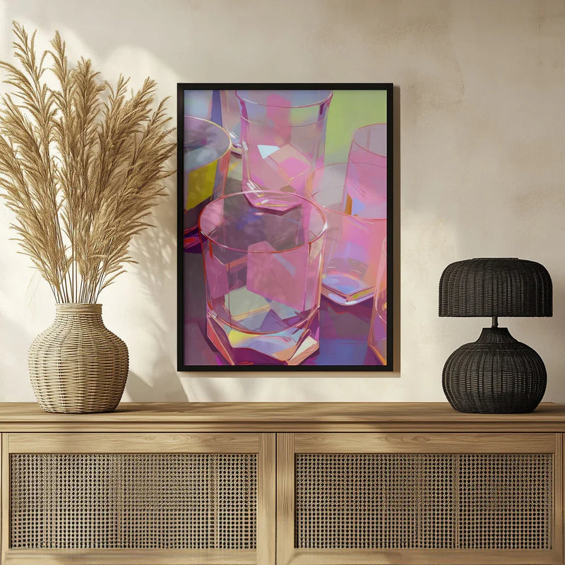 Pink Glasses - Treechild Framed Art | Home or Office Art