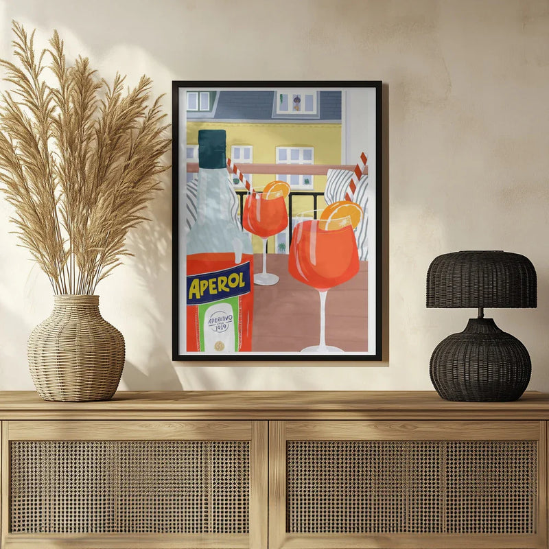 Balcony "Hygge" - ByKammille Framed Art | Home or Office Art
