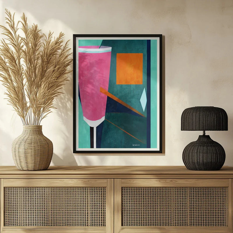 Mon Petite Crement Rosé - Bo Anderson Framed Art | Home or Office Art