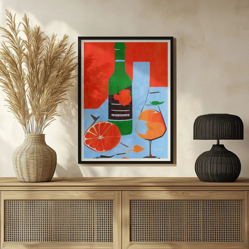 Sunny Picnic In the Park - Bo Anderson Framed Art | Home or Office Art