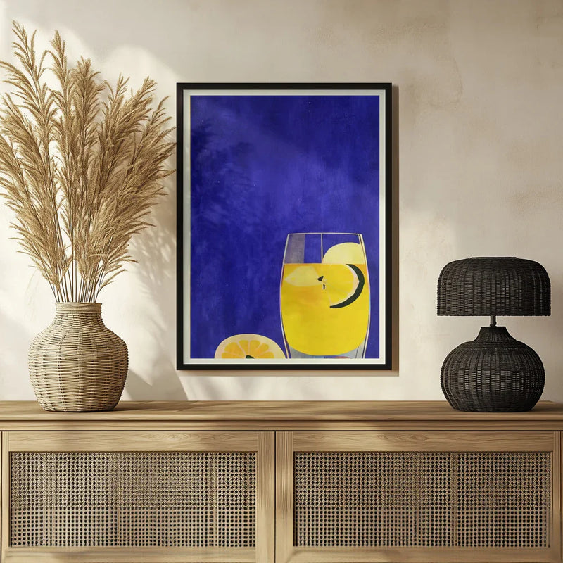 Ice Cold Lemonade - Bo Anderson Framed Art | Home or Office Art
