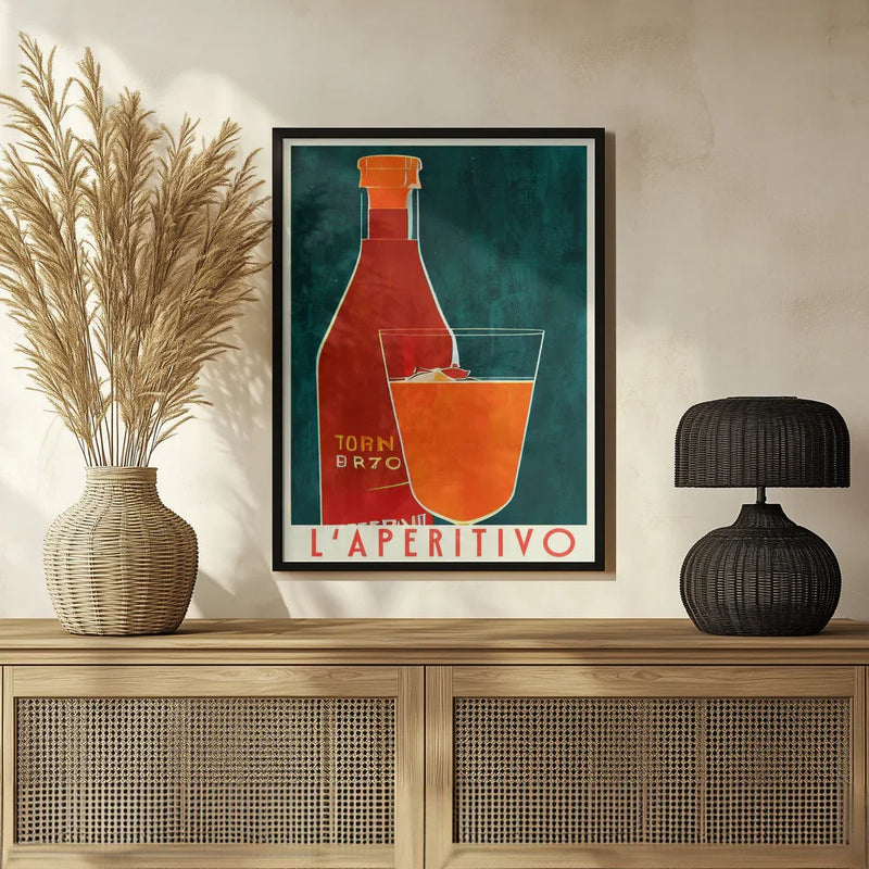 L'aperitivo - Bo Anderson Framed Art | Home or Office Art