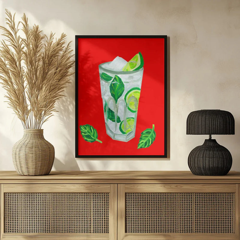 Mojito Extra Mint - Alice Straker Framed Art | Home or Office Art