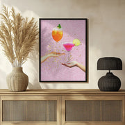 Sparkling Cheers - Athene Fritsch Framed Art | Home or Office Art