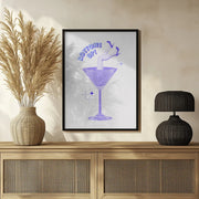 Cocktail Glam Dive - Athene Fritsch Framed Art | Home or Office Art