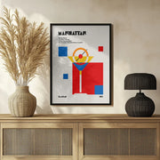 Manhattan Bauhaus Cocktail - Retrodrome Framed Art | Home or Office Art