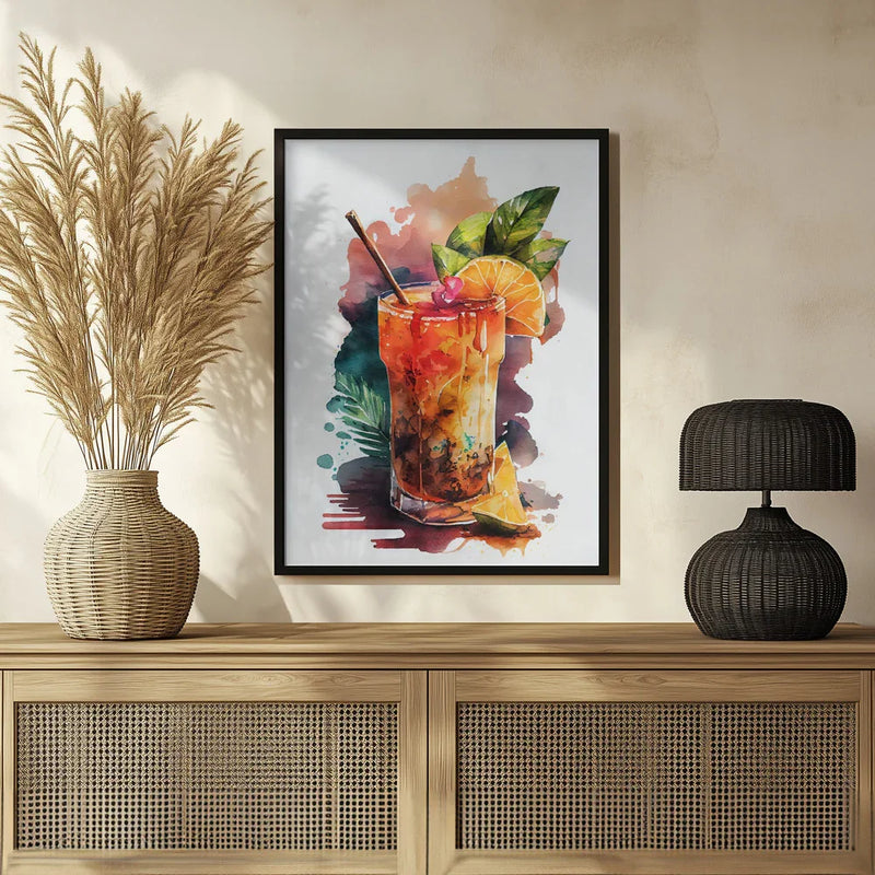 Drinks cocktail - Justyna Jaszke Framed Art | Home or Office Art