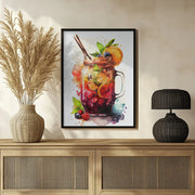 Drinks cocktail - Justyna Jaszke Framed Art | Home or Office Art