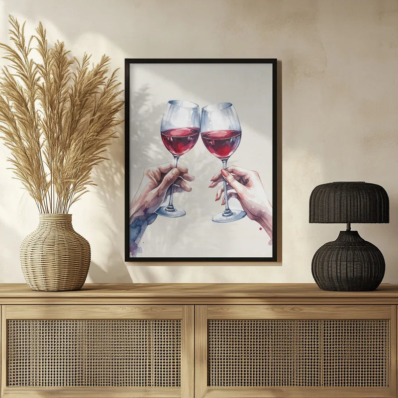 Cheers to us - Andreas Magnusson Framed Art | Home or Office Art