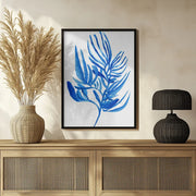 Blue Aquatic Plant Poster 6 - cartissi Framed Art | Home or Office Art