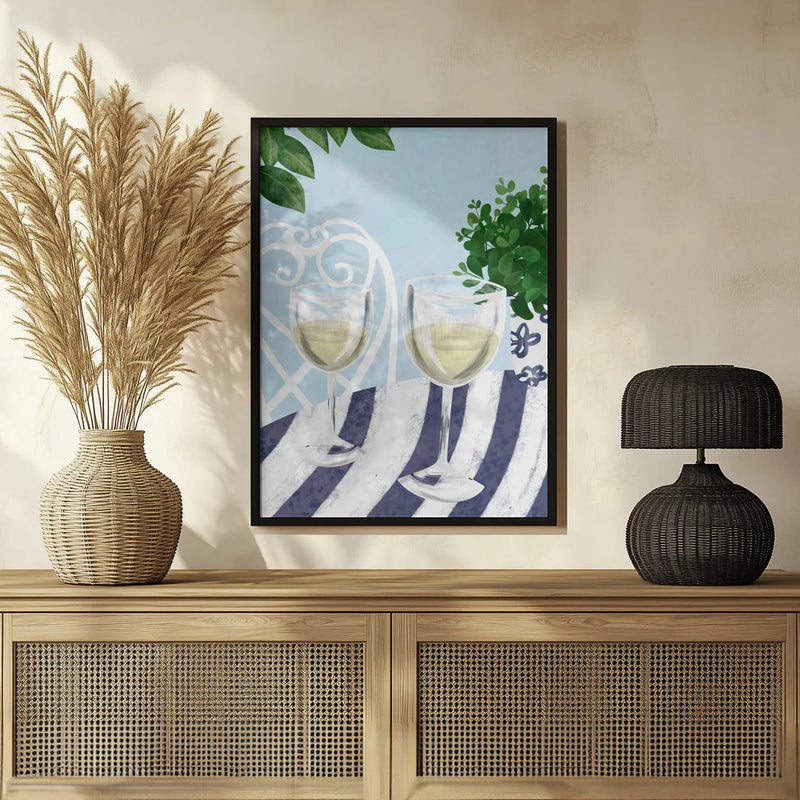 White wine under the tree - EMELIEmaria Framed Art | Home or Office Art