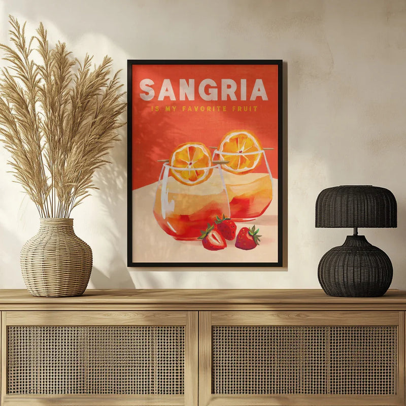 Sangria - The Whiskey Ginger Framed Art | Home or Office Art