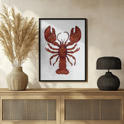 Bill the Lobster - Valentina Harper Framed Art | Home or Office Art