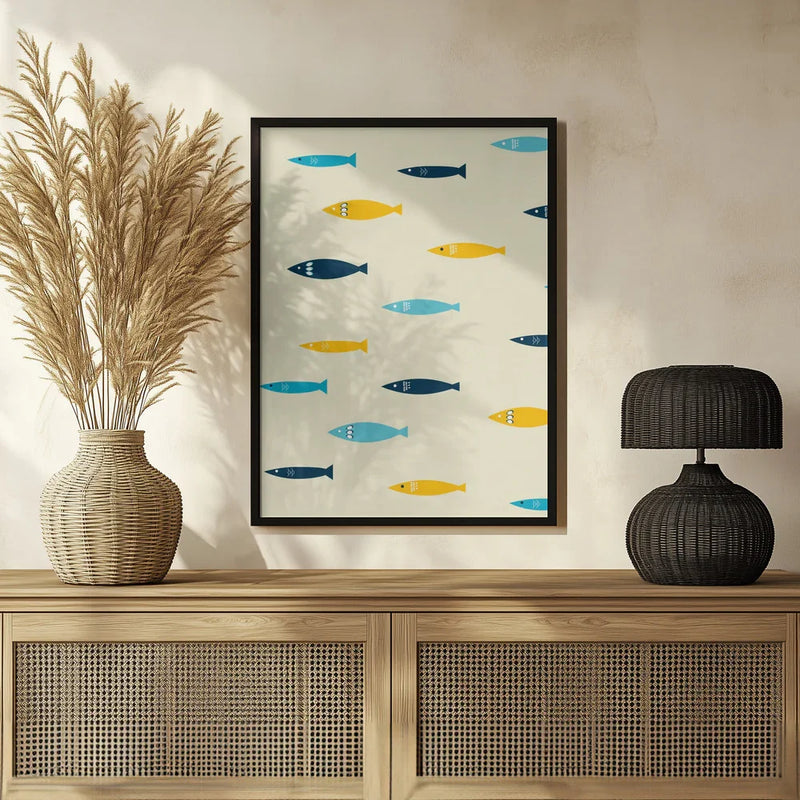 Sardinas - Elizabeth C Framed Art | Home or Office Art