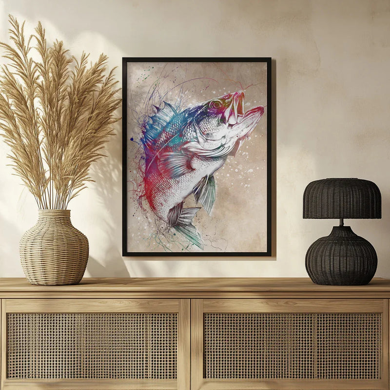 Sport Fishing - Justyna Jaszke Framed Art | Home or Office Art
