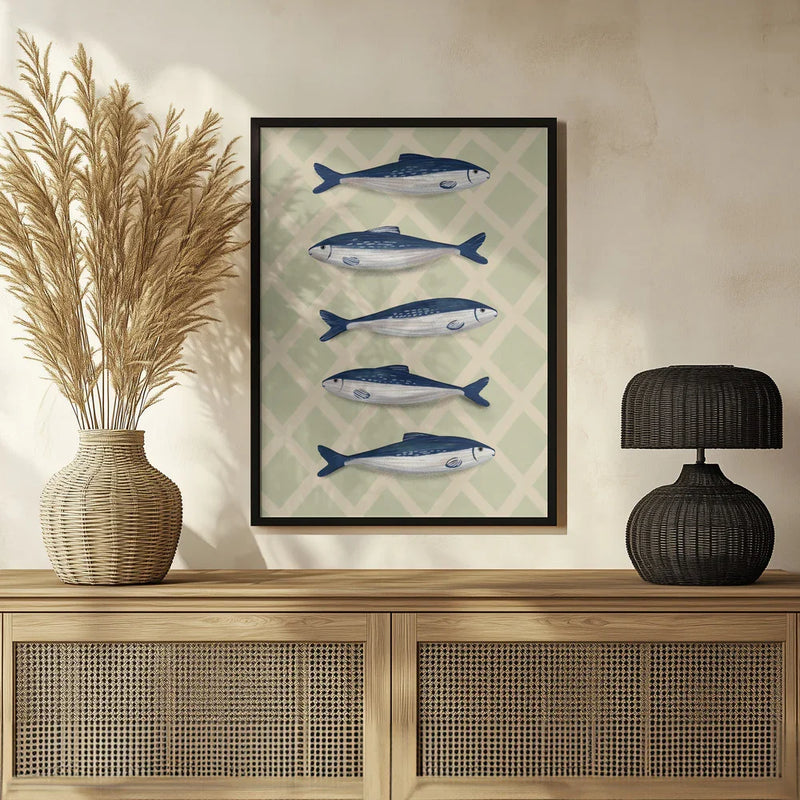 Sardines - EMELIEmaria Framed Art | Home or Office Art