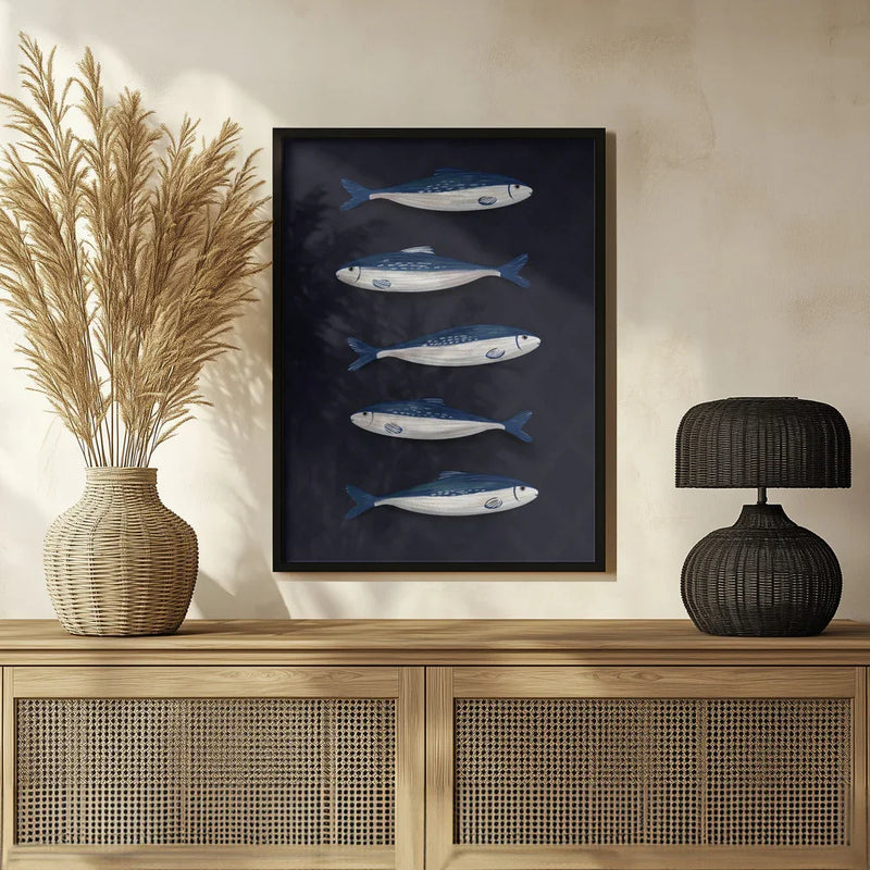 Sardines - EMELIEmaria Framed Art | Home or Office Art