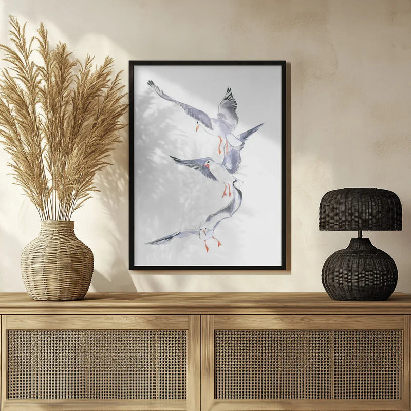 Seagull Flight - Isabelle Brent Framed Art | Home or Office Art
