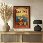 Cuba Libre Vintage Commercial - Andreas Magnusson Framed Art | Home or Office Art