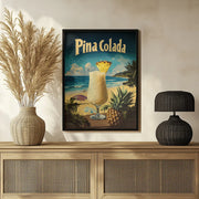 Pina Colada Vintage - Andreas Magnusson Framed Art | Home or Office Art