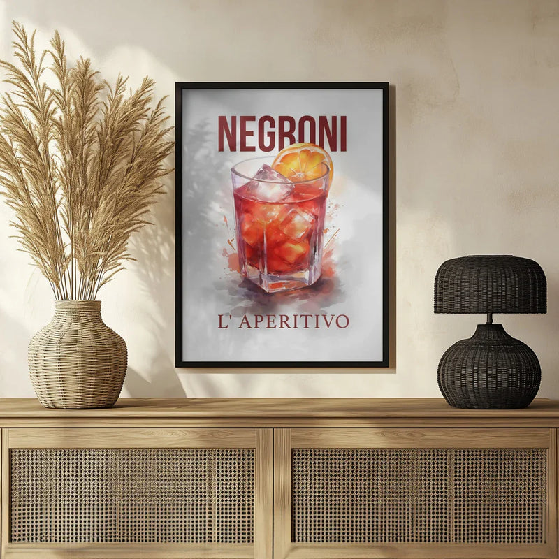 Negroni - Andreas Magnusson Framed Art | Home or Office Art