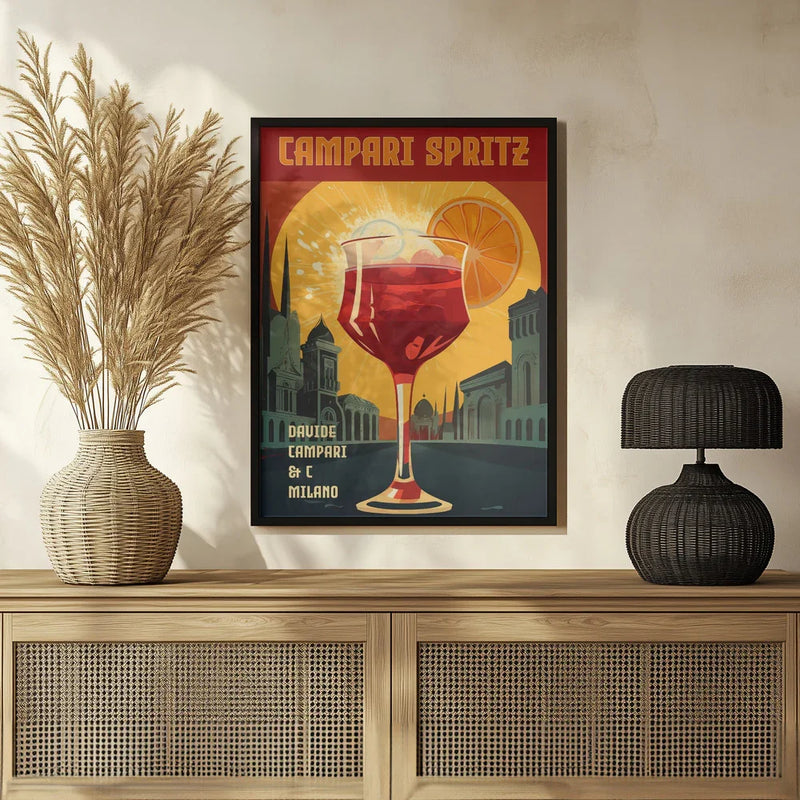 Campari Spritz - Andreas Magnusson Framed Art | Home or Office Art