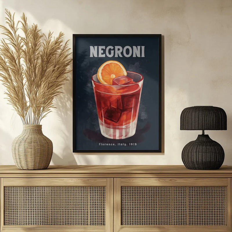 Negroni Florence 2 - Andreas Magnusson Framed Art | Home or Office Art