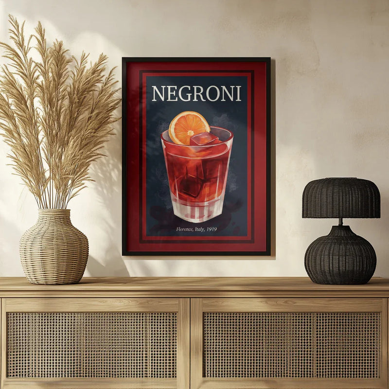 Negroni Florence - Andreas Magnusson Framed Art | Home or Office Art