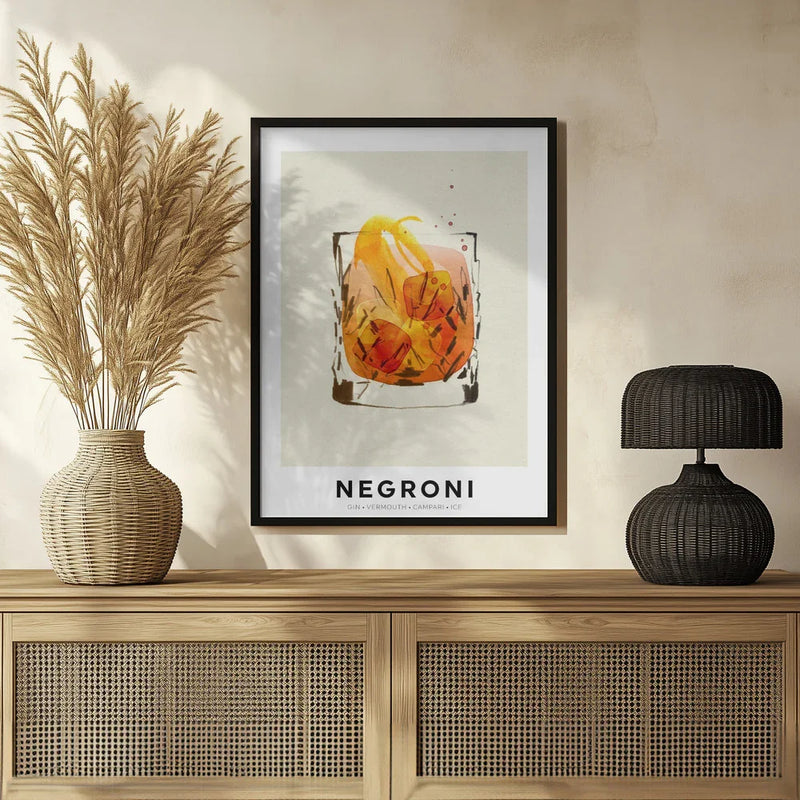 Negroni - Ekaterina Koroleva Framed Art | Home or Office Art