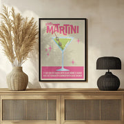 Dirty Martini Cocktail 01.png - WallChart Art Studio Framed Art | Home or Office Art