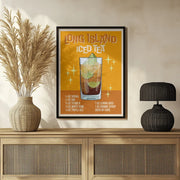 Long Island Iced Tea - WallChart Art Studio Framed Art | Home or Office Art