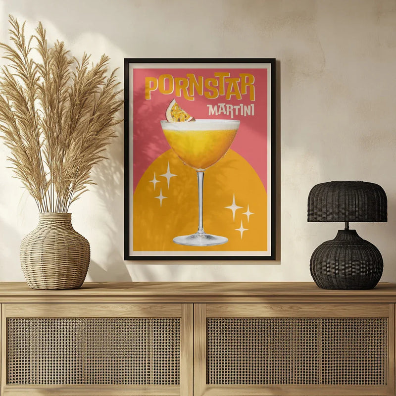 Pornstar Martini - WallChart Art Studio Framed Art | Home or Office Art