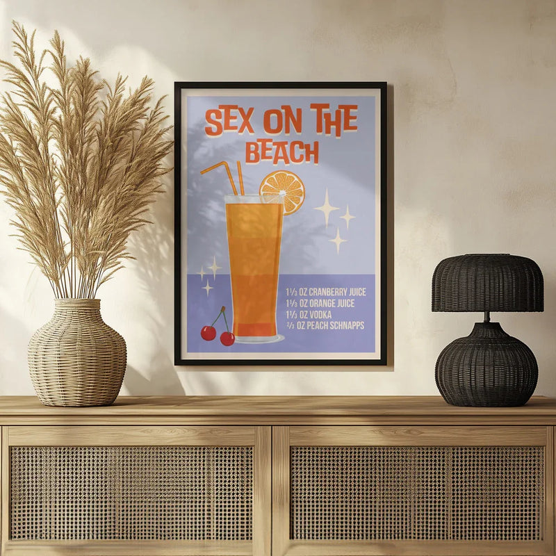 Sex on the Beach - WallChart Art Studio Framed Art | Home or Office Art