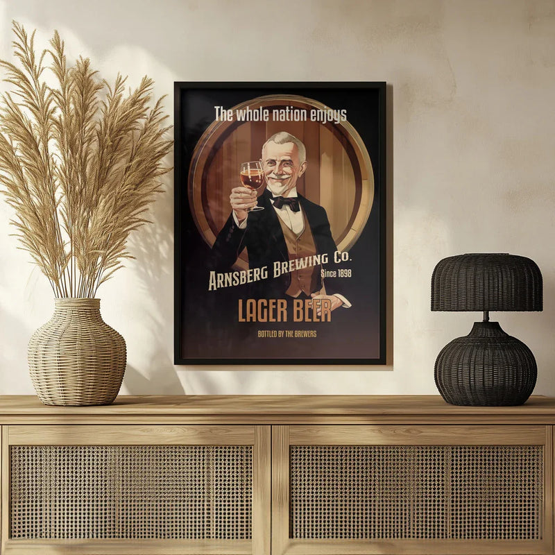 Lager Beer - Andreas Magnusson Framed Art | Home or Office Art