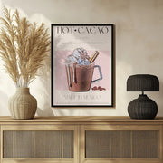 A Mug of Creamy Hot Cacao - Nazma Khokhar Framed Art | Home or Office Art