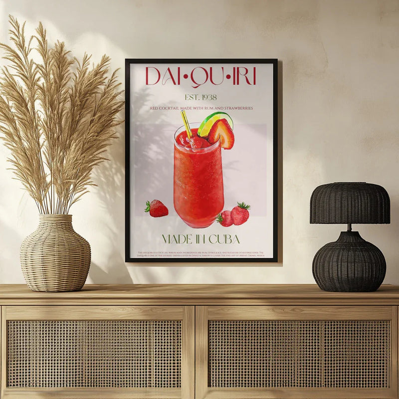 Cuban Daiquiri Delight - Nazma Khokhar Framed Art | Home or Office Art