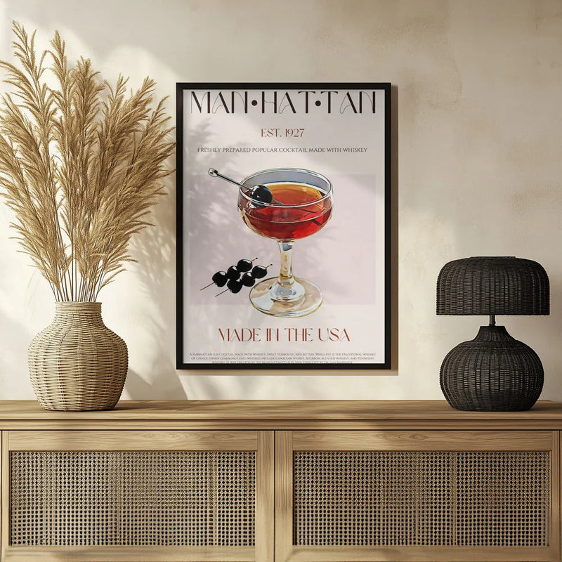 Classic Manhattan - Nazma Khokhar Framed Art | Home or Office Art