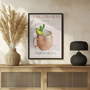 Moscow Mule Print - Nazma Khokhar Framed Art | Home or Office Art