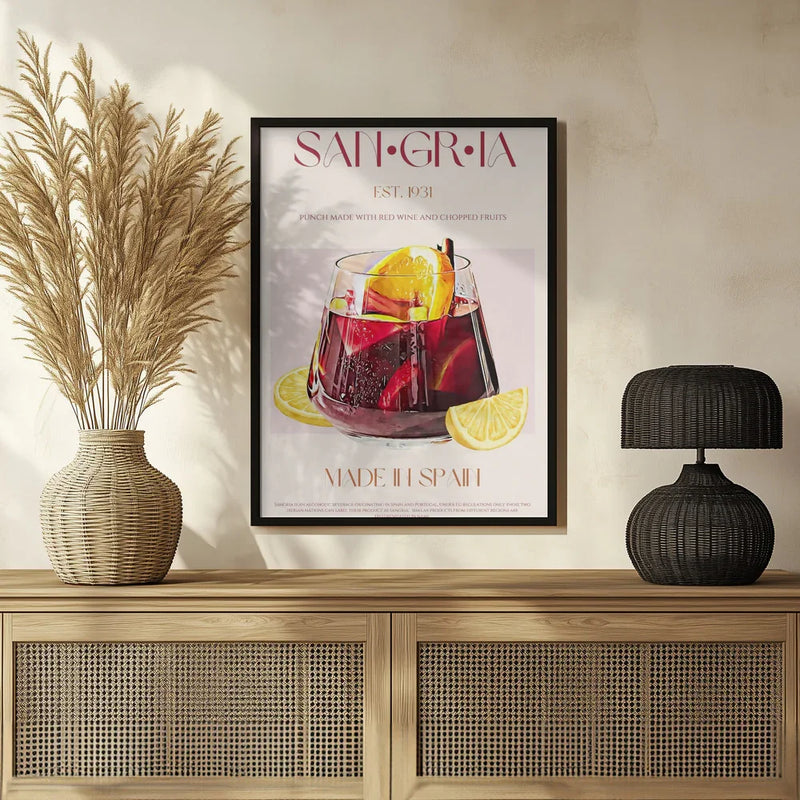 A Glass Filled With Red Wine - Nazma Khokhar Framed Art | Home or Office Art