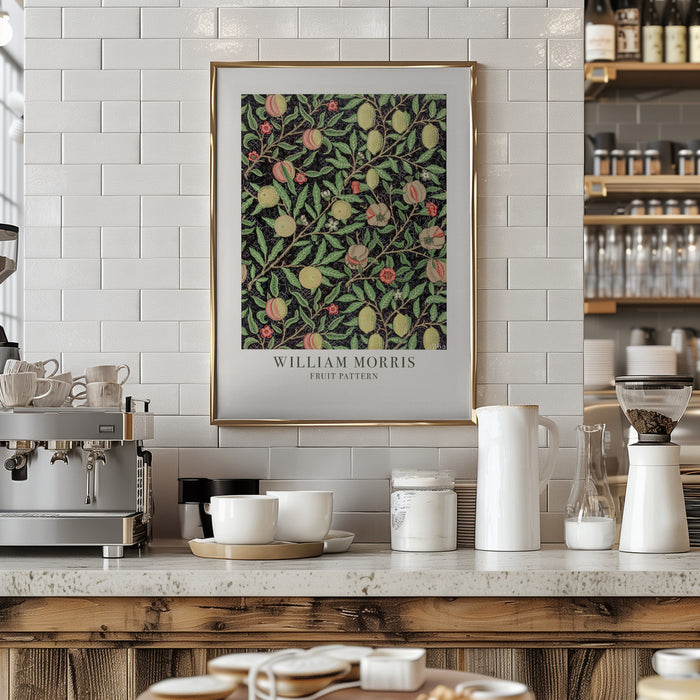Fruit Pattern Framed Art Modern Wall Decor