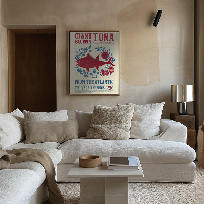 Tuna kitchen print Framed Art Modern Wall Decor